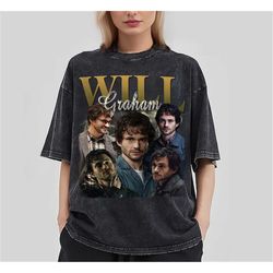 will graham vintage washed t-shirt,actor homage graphic unisex