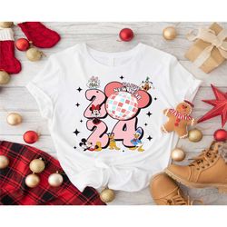 disney mickey happy new year 2024 shirt, disneyland