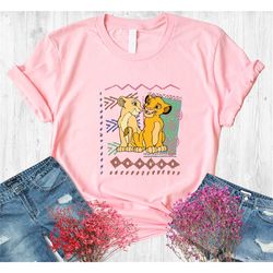 disney lion king lover shirt, simba and nala