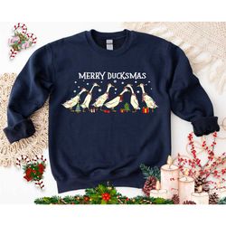 ducks christmas shirt, duckmas merry christmas sweatshirt, funny