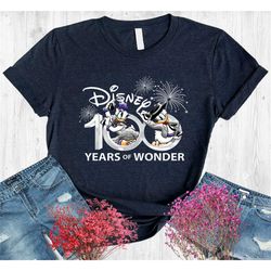 daisy and donald disney 100th anniversary shirt, disney
