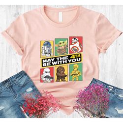 disney star wars be with you shirt, may