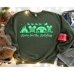 home for the holidays christmas shirt, disney magic