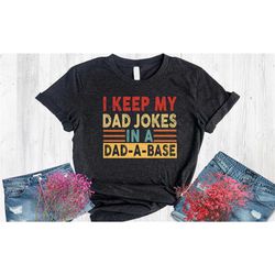 dad tee, i keep all my dad jokes