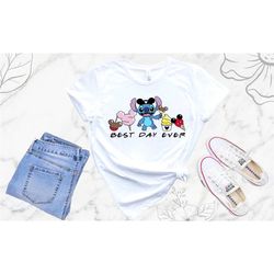 stitch best day ever shirt, disney stitch shirt,