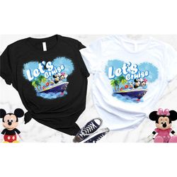 disney cruise shirt, let's cruise 2023 shirt, disney