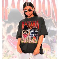 retro raccoon shirt -raccoon sweatshirt,raccoon sweater,raccoon lover tee,funny