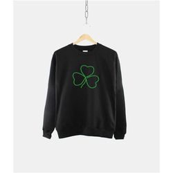 shamrock sweatshirt - st patricks day sweatshirt -