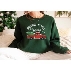 personalised family christmas sweatshirts - personalized family christmas