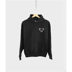 no energy lounge hoodie - low battery hoody