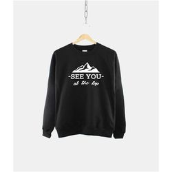 mountain climbing sweater - see you at the
