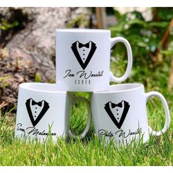personalized groomsmen gift - best man mug -