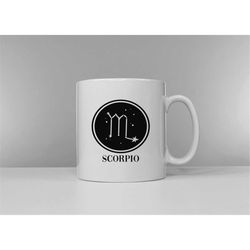zodiac horoscope scorpio mug - birthday astrology october
