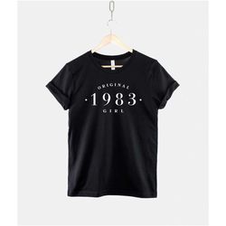 original 1983 girl - womens vintage 40th birthday