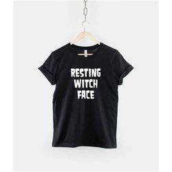 resting witch face t-shirt - witch t-shirt -