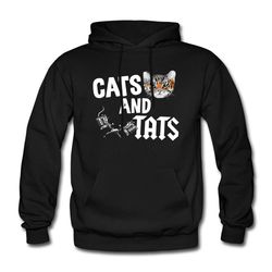tattoo lover hoodie. tattoo lover gift. cat hoodie.