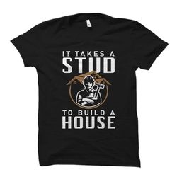 house builder shirt. house builder gift. house construction.