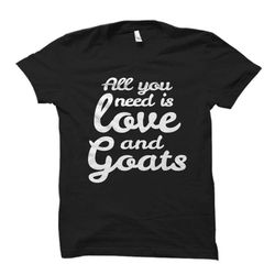 goat shirt. goat lady t-shirt. goats gift. goat
