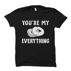 bagel lover shirt. bagel lover gift. funny bagel