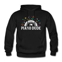 piano hoodie. piano gift. pianist hoodie. pianist gift.