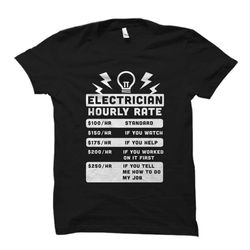 funny electrician shirt. electrician gift. shirt for electrician.