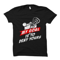 lacrosse shirt. lacrosse gift. lacrosse player shirt. lacrosse