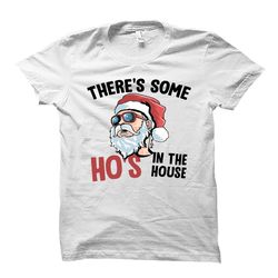 funny santa claus shirt. funny santa claus gift.