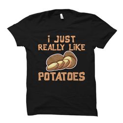 potato fan shirt. potato fan gift. funny potato