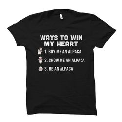 alpaca shirt. alpaca t-shirt. alpaca gifts. animal shirt.