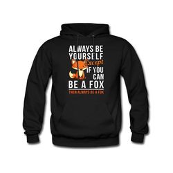 cute fox hoodie. fox lover sweater. fox sweatshirt.