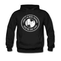 dj hoodie. record collector hoodie. analog hoodie. vinyl
