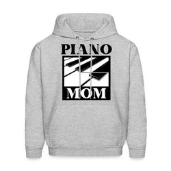 piano mom hoodie. piano gift. mom gift. musician