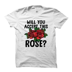 date shirt. date gift. anniversary shirt. rose shirt.
