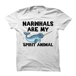narwhal gift. narwhal shirt. marine shirt. narwhal t-shirt.