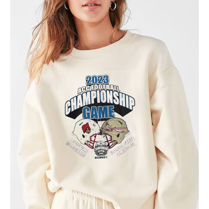 2023 ACC Football Championship Sweatshirt, Official College Football Louisville Vs Florida State T-shirt, Hoodie, Comfort Color, Friend Gift.jpg