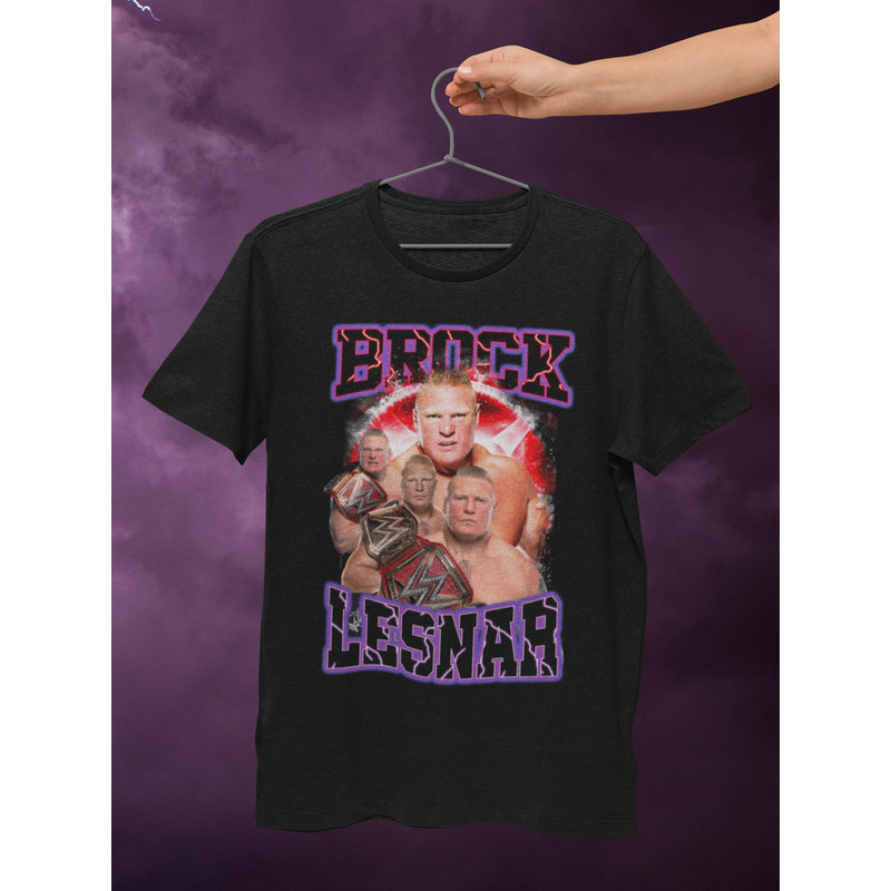 Brock Lesnar Graphic Tee Shirt, WWE fighting fan Graphic tee, Lesnar Bootleg Shirt, oversized sports tshirt gift.jpg