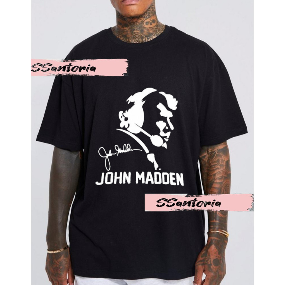 John Madden T-shirt, Official John Madden Coach Legend Inspired Shirt, John Madden Signature Sweatshirt, Hoodie, Oversized, Gift Tee.jpg