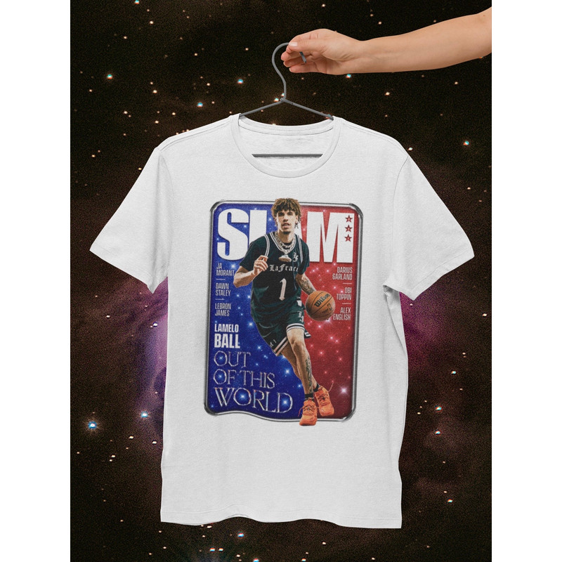 Lamelo Ball Slam Cover Basketball Shirt Graphic Tee.jpg
