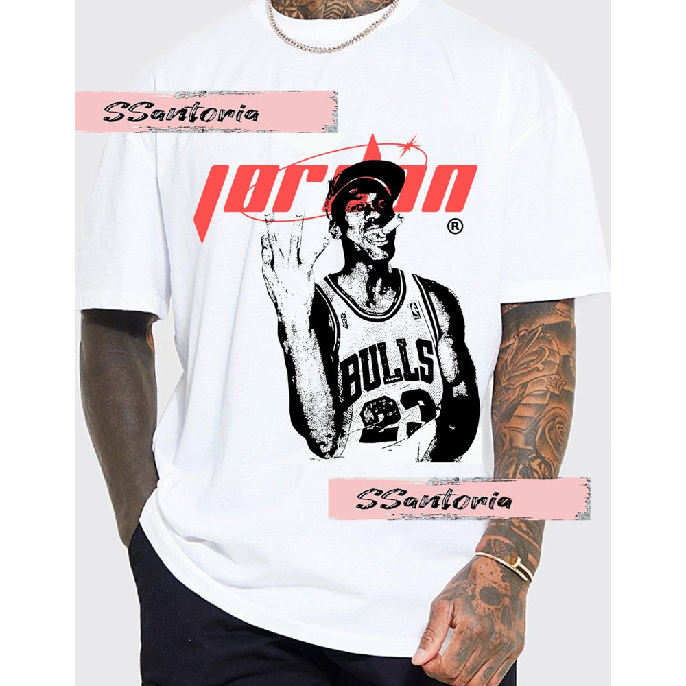 Michael Jordan T-Shirt, Retro Michael Jordan Basketball Style Bootleg SweaShirt, Jordan 3 Tee Hoodie, Unisex, Gift For Chicago Fans.jpg