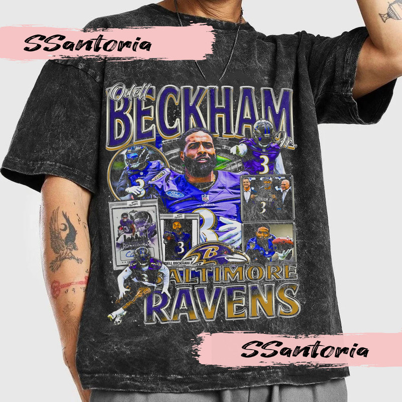 Odell Beckham Vintage Style Bootleg T-Shirt, Odell Beckham Shirt, Vintage 90s Graphic Oversized Sport Tee, Football Bootleg Gift-2.jpg