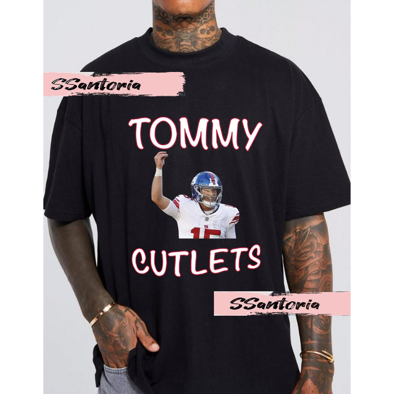 Official Tommy Cutlets DeVito Pinched Fingers T-shirt, Funny Tommy Cutlets New York Football Player Shirt, Hoodie, Unisex, Gift For Friends.jpg