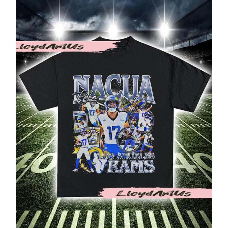 Puka Nacua Vintage Style Bootleg T-Shirt, Puka Nacua Shirt, Vintage 90s Graphic Oversized Sport Tee, Football Bootleg Gift Tee.jpg