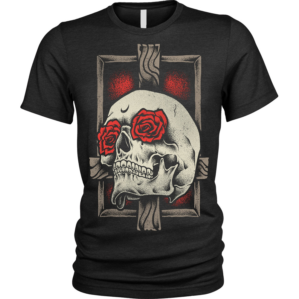 Skull Cross Mens Womens T-Shirt.jpg