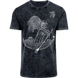 virgo horrorscope acid wash tshirt