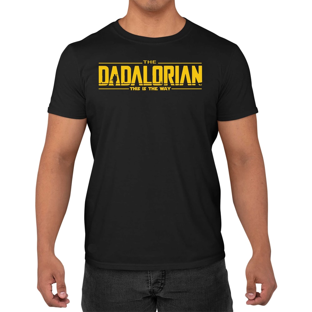 The DADALORIAN Fathers Day T-Shirt Fun Gift Inspired Mandalorian Star Wars Shirt.jpg