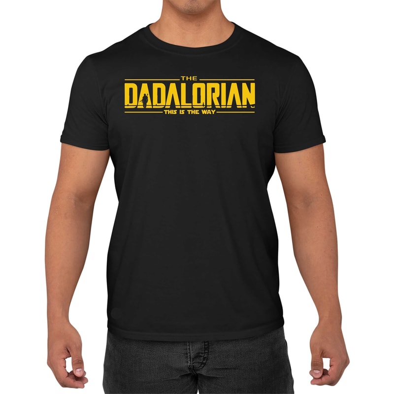 The DADALORIAN Fathers Day T-Shirt Fun Gift Inspired Mandalorian Star Wars Shirt.jpg