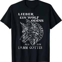 wolf odin-norse mythology t-shirt gift from xs to 5xl
