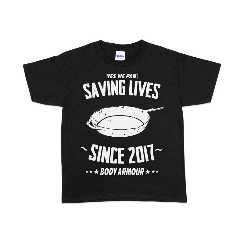 Yes We Pan Frying Player Gamer Battle Fan Kids Novelty Printed T Shirt Slogan.jpg