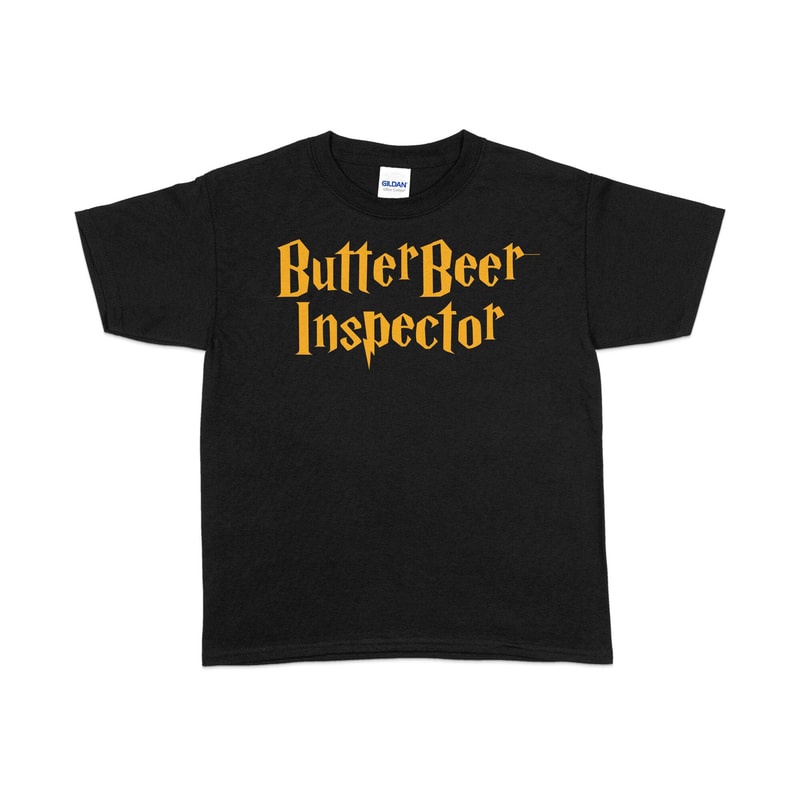 Butter Bear Inspector Wizard Deathly Kids Novelty Gaming Printed T Shirt Slogan.jpg