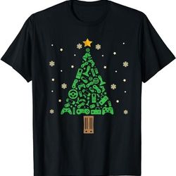 gamer christmas video games xmas tree t-shirt, sweatshirt, hoodie - 34992